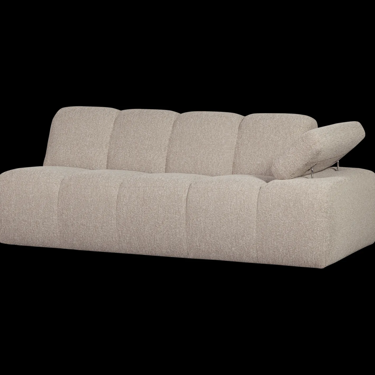 Hot WOOOD Mojo Bouclé 2-Zitsbank Beige Melange