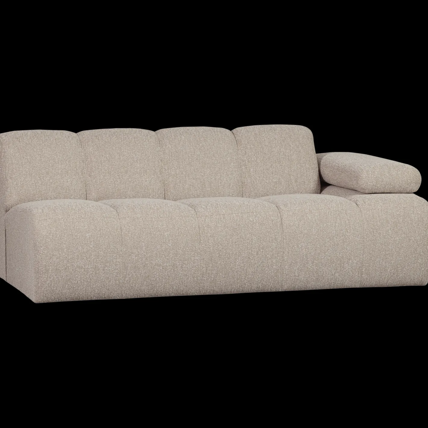 Hot WOOOD Mojo Bouclé 2-Zitsbank Beige Melange
