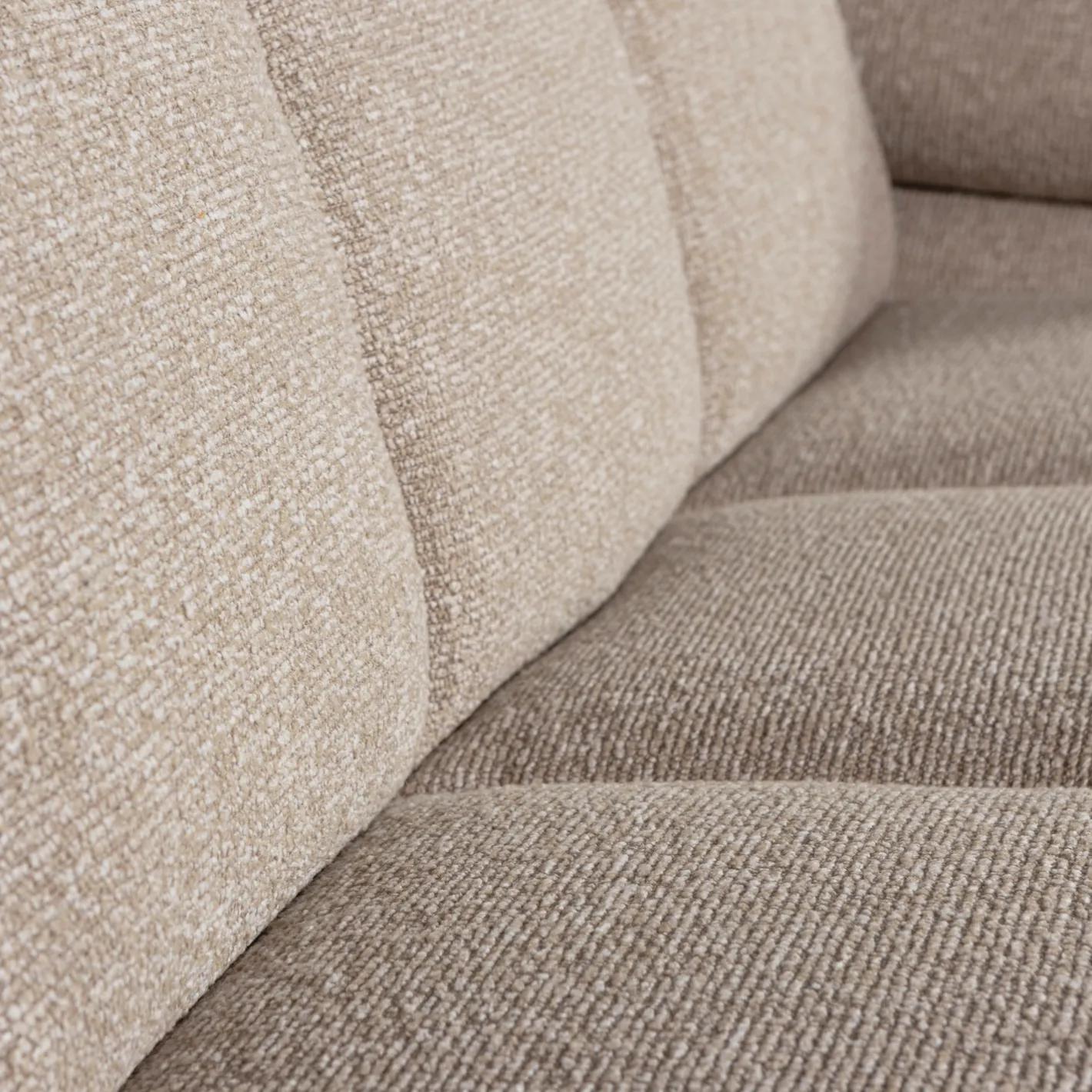 Hot WOOOD Mojo Bouclé 2-Zitsbank Beige Melange