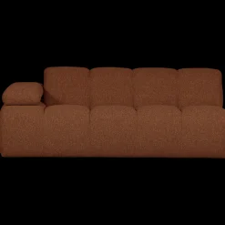 WOOOD Mojo Bouclé 2-Zitsbank Rust Brown Melange