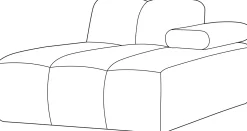Sale WOOOD Mojo Rib Chaise Longue Rust Brown Melange