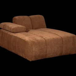 Hot WOOOD Mojo Rib Chaise Longue Rust Brown