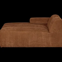 Hot WOOOD Mojo Rib Chaise Longue Rust Brown