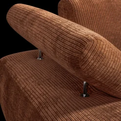 Hot WOOOD Mojo Rib Chaise Longue Rust Brown