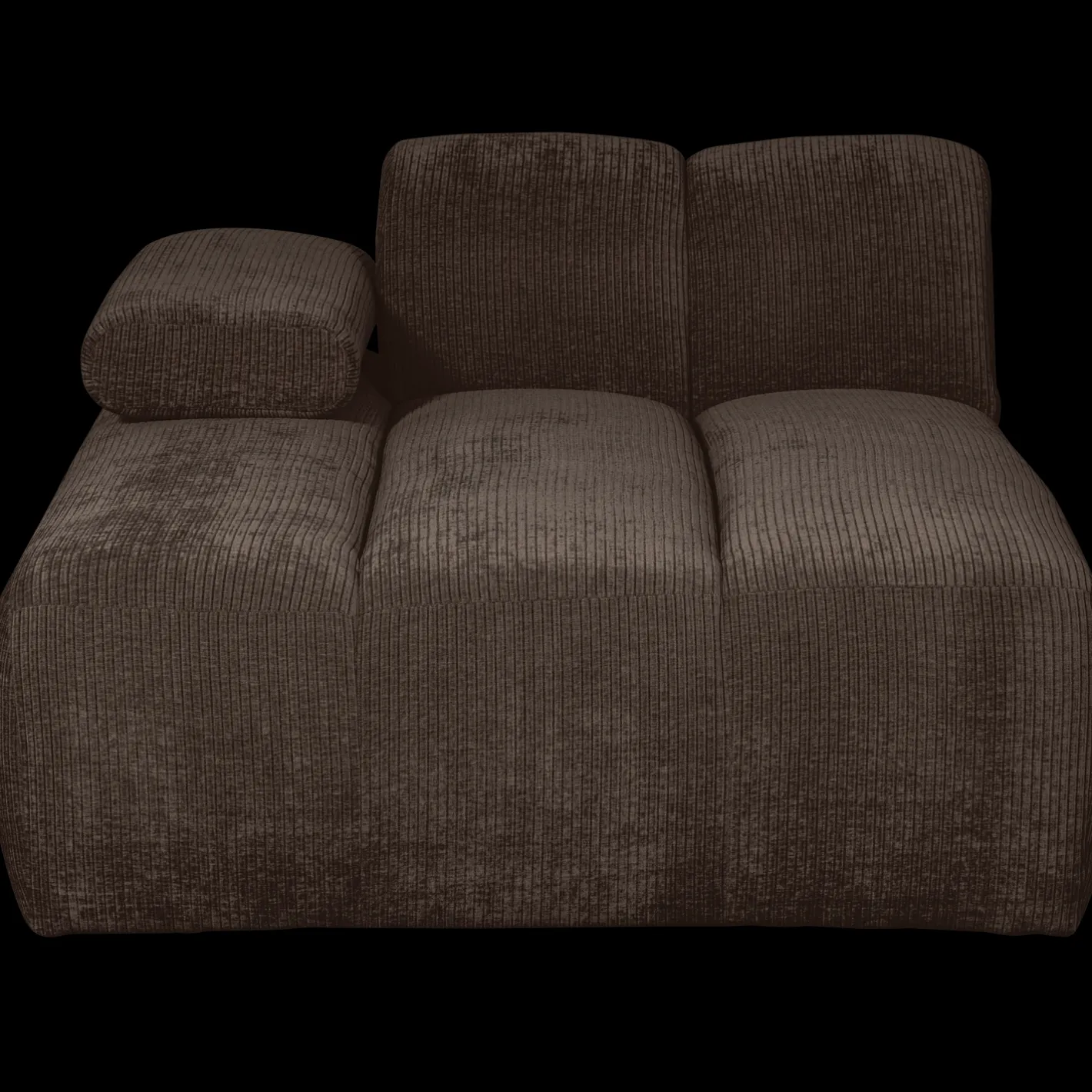 Online WOOOD Mojo Rib Chaise Longue Brown