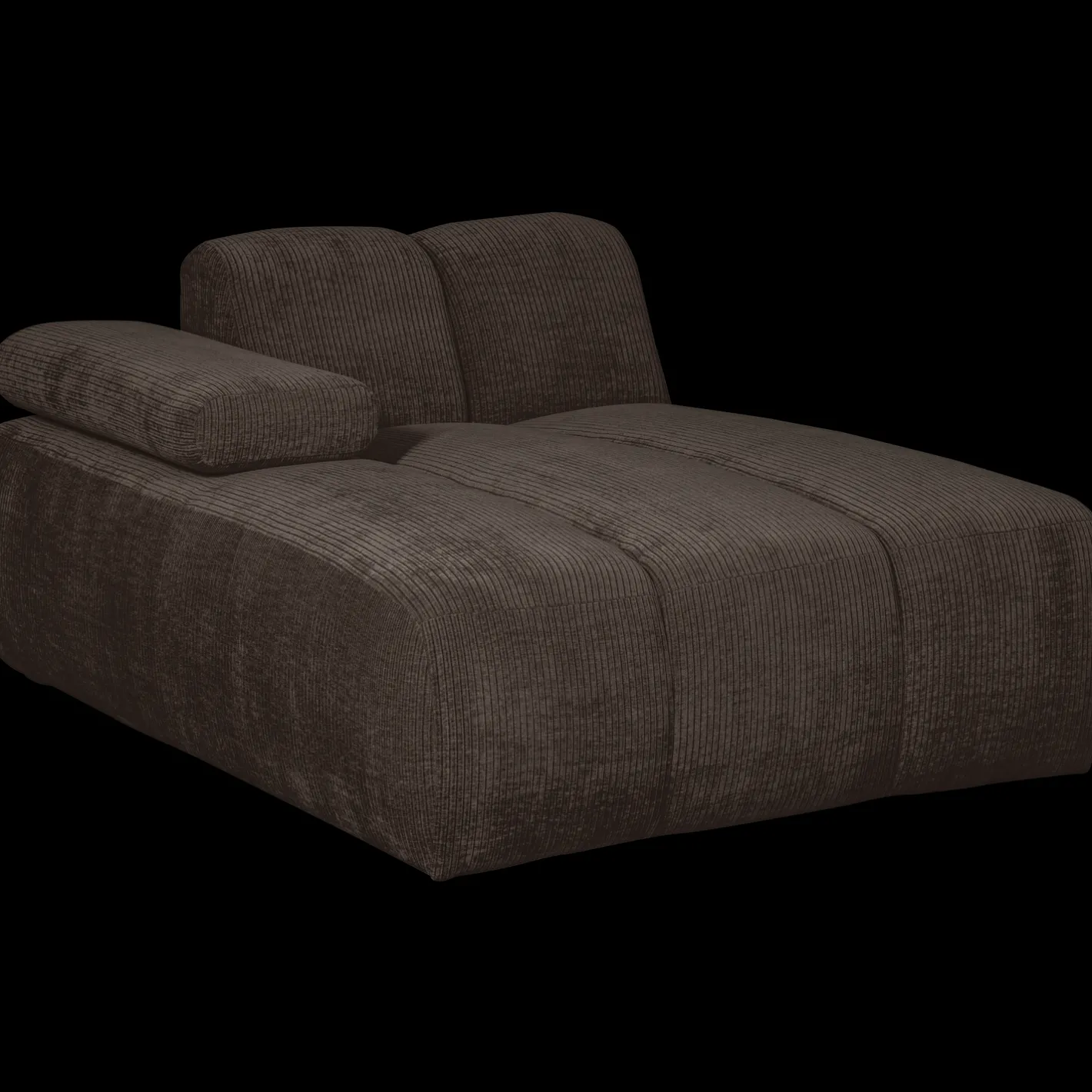Online WOOOD Mojo Rib Chaise Longue Brown