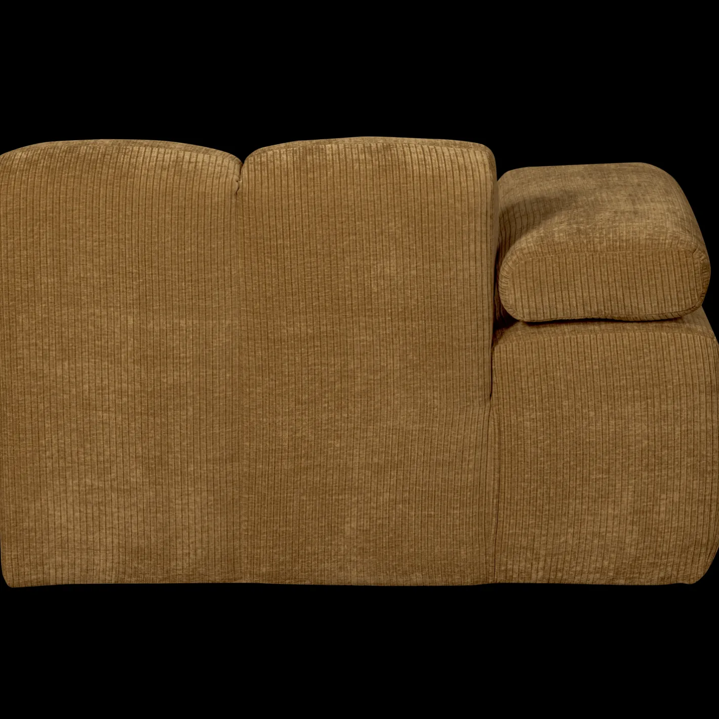 New WOOOD Mojo Rib Chaise Longue Honey Yellow