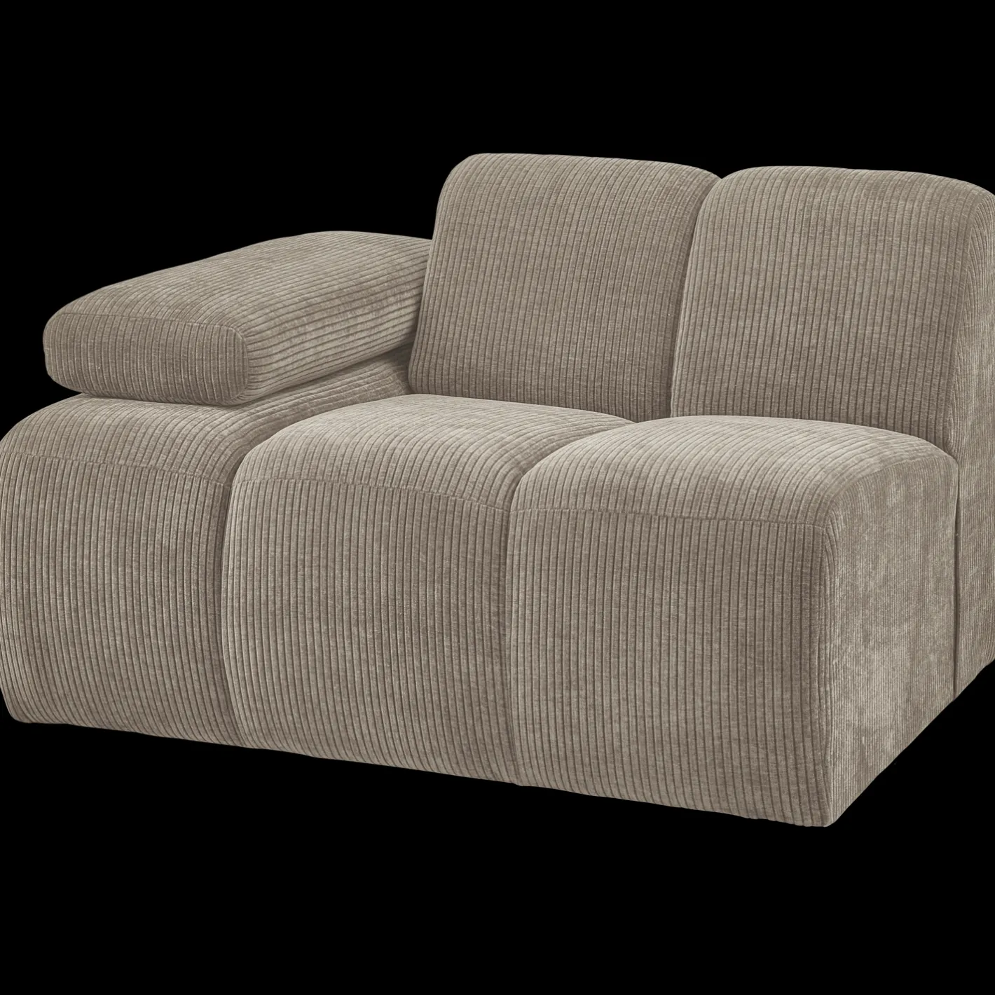 Outlet WOOOD Mojo Rib Elementenbank Dark Sand
