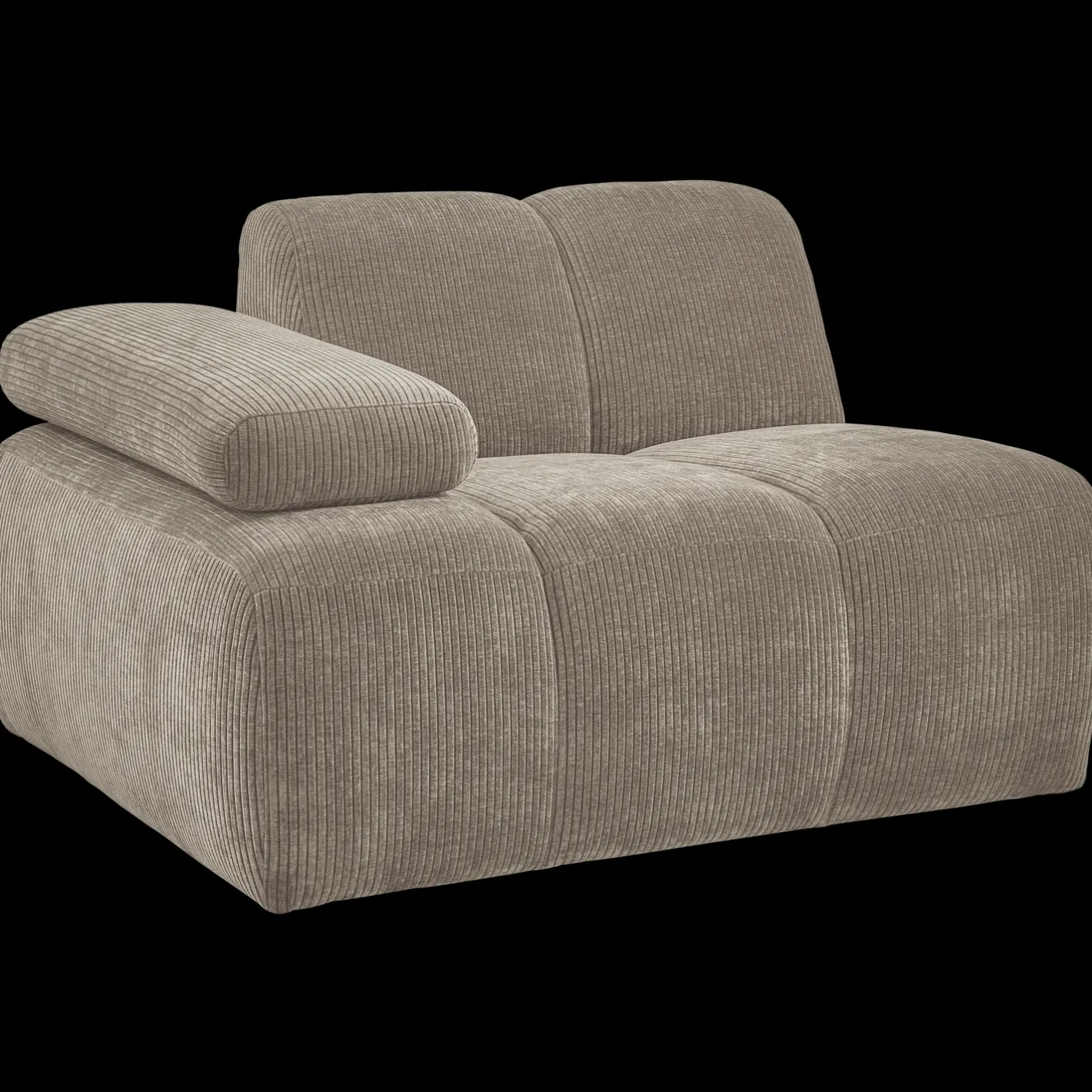 Outlet WOOOD Mojo Rib Elementenbank Dark Sand