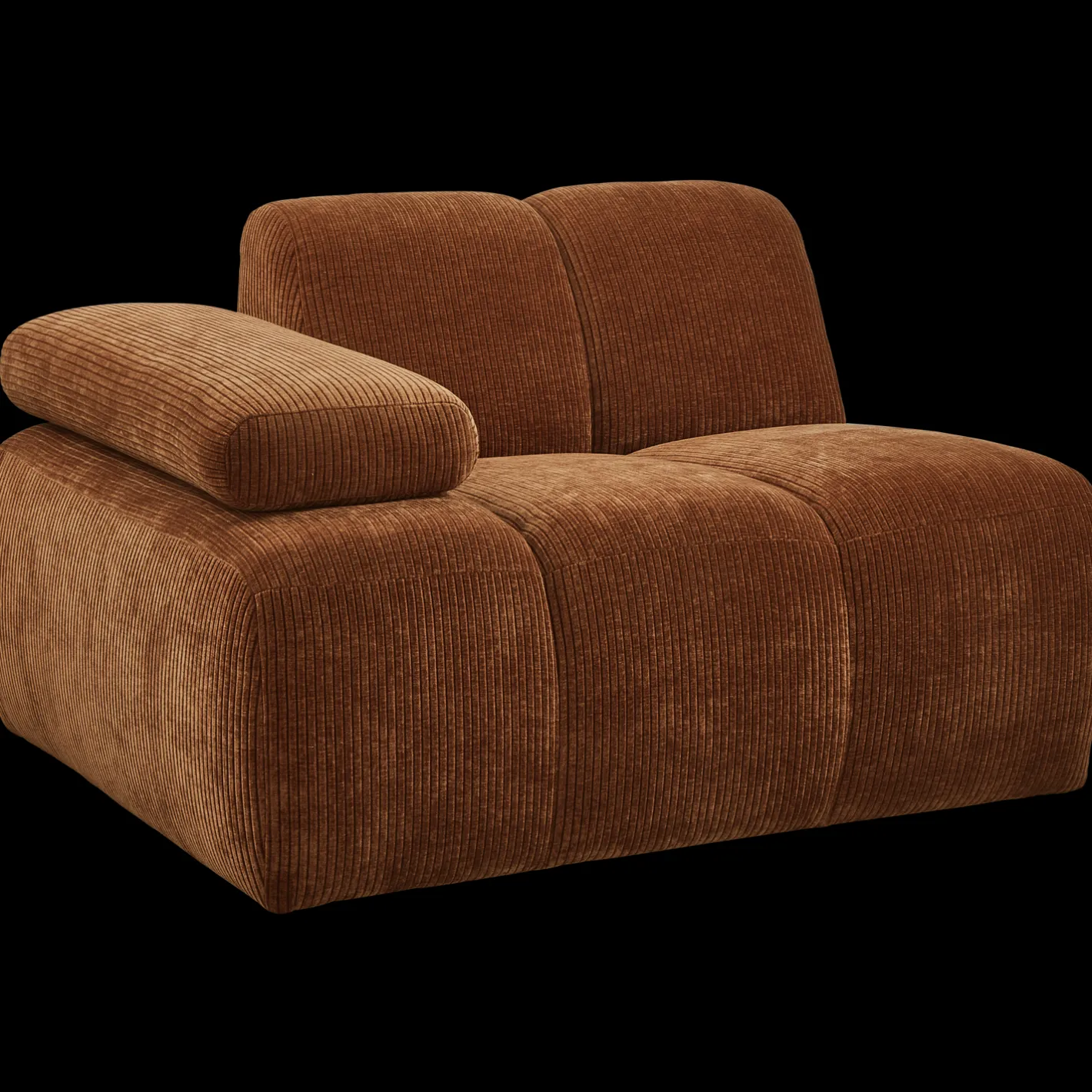 Discount WOOOD Mojo Rib Elementenbank Rust Brown