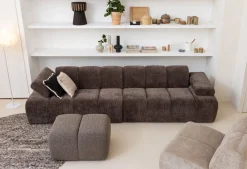 Outlet WOOOD Mojo Rib Elementenbank Dark Sand