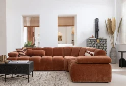 Sale WOOOD Mojo Rib Hoek Elementenbank Rust Brown