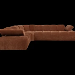 New WOOOD Mojo Rib Hoekbank Rust Brown