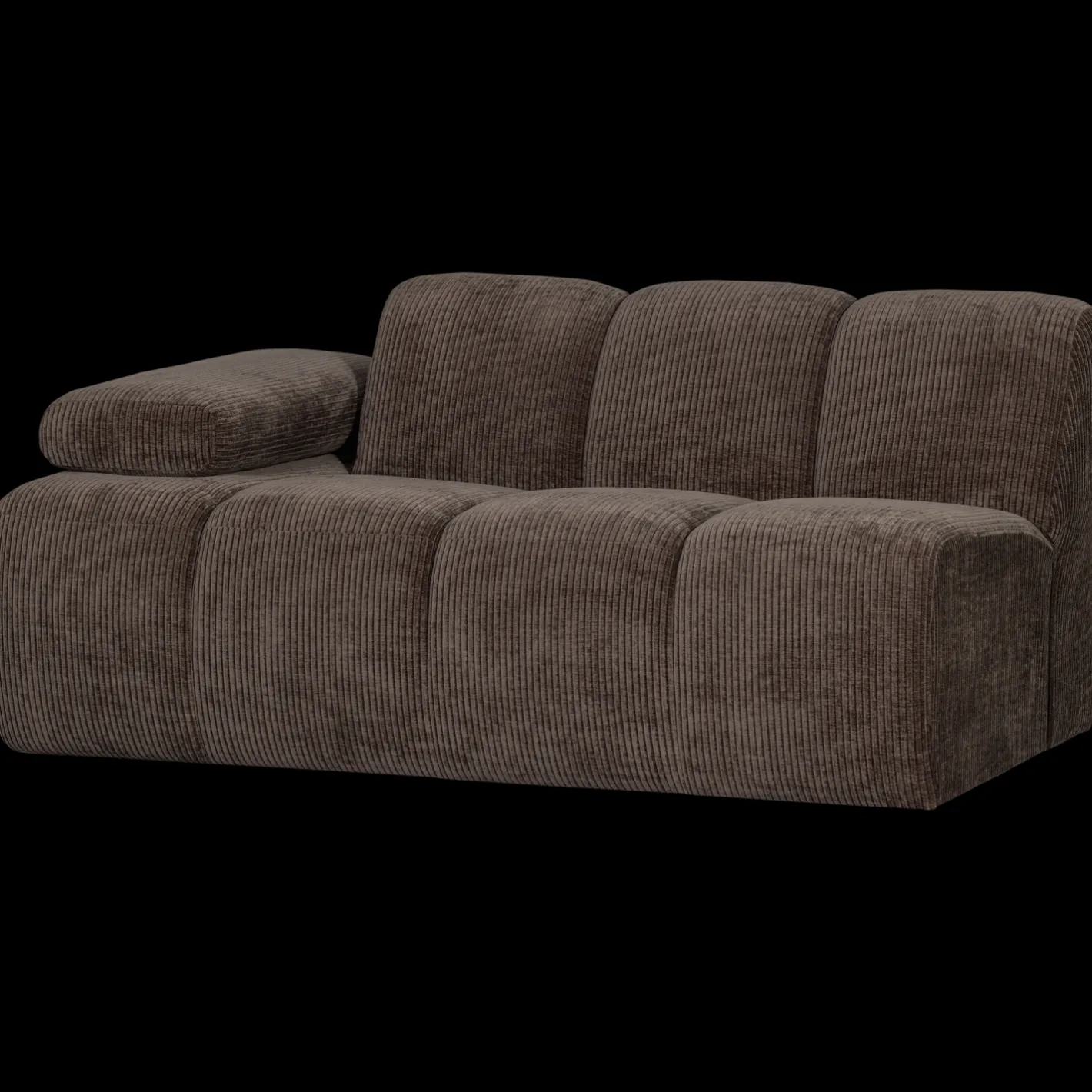 Online WOOOD Mojo Rib Zitbank Brown