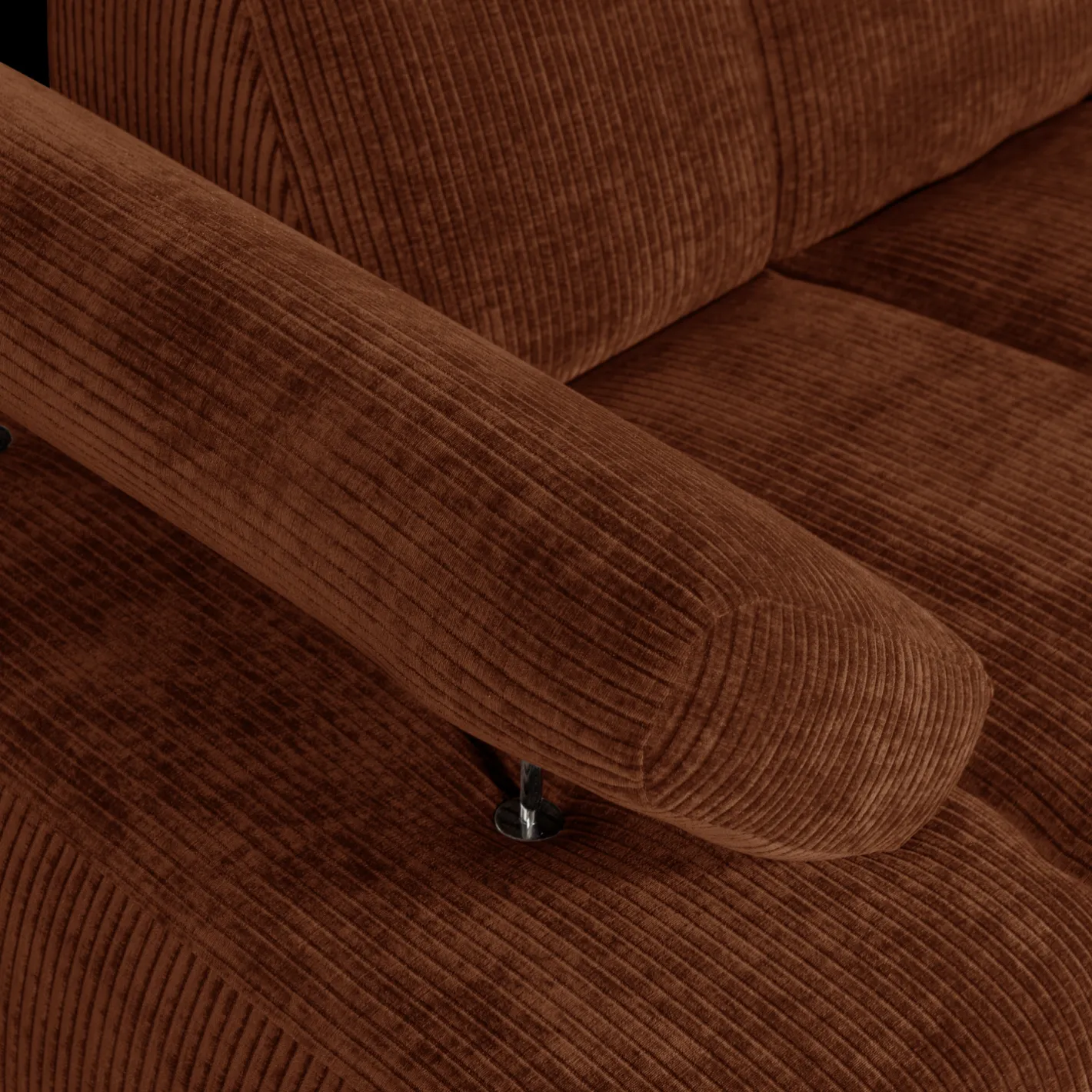 New WOOOD Mojo Rib Zitbank Rust Brown