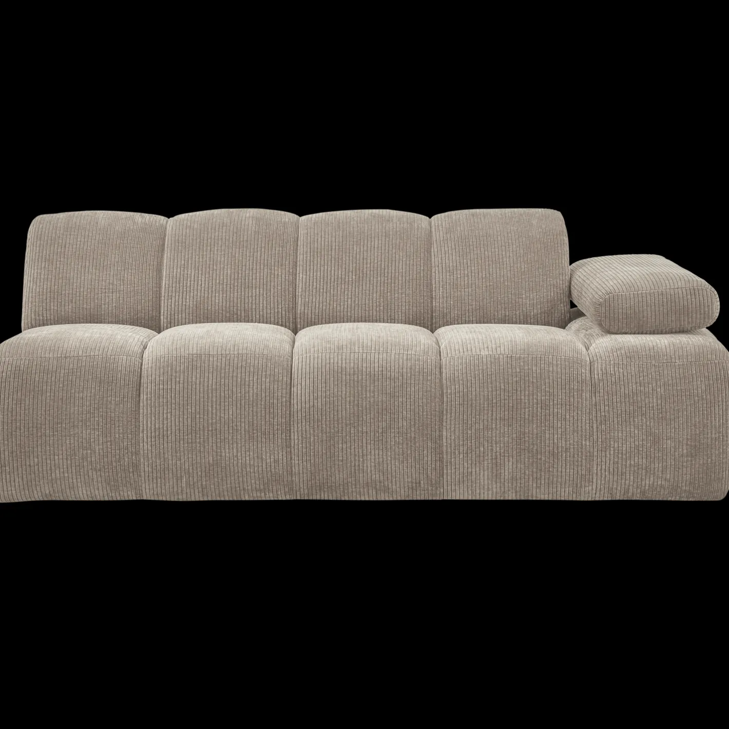 Sale WOOOD Mojo Rib 2-Zitsbank Dark Sand