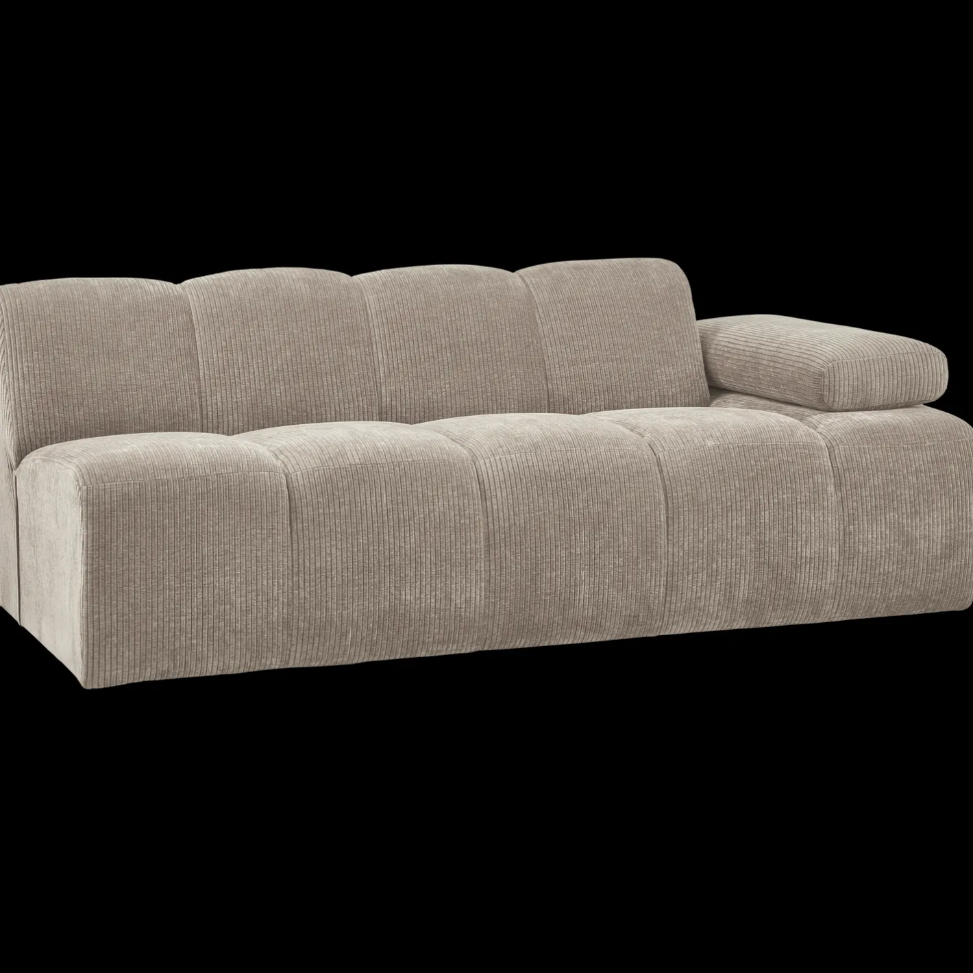 Sale WOOOD Mojo Rib 2-Zitsbank Dark Sand