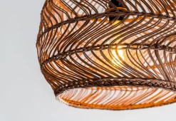 Hot Lucide Moloko Hanglamp Okergeel, Bruin