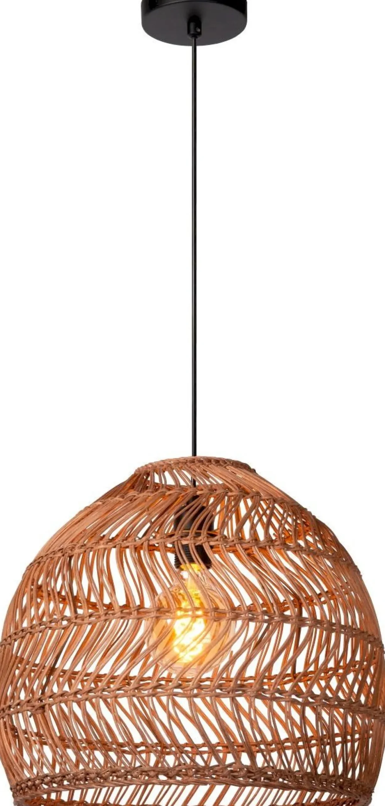 Hot Lucide Moloko Hanglamp Okergeel, Bruin
