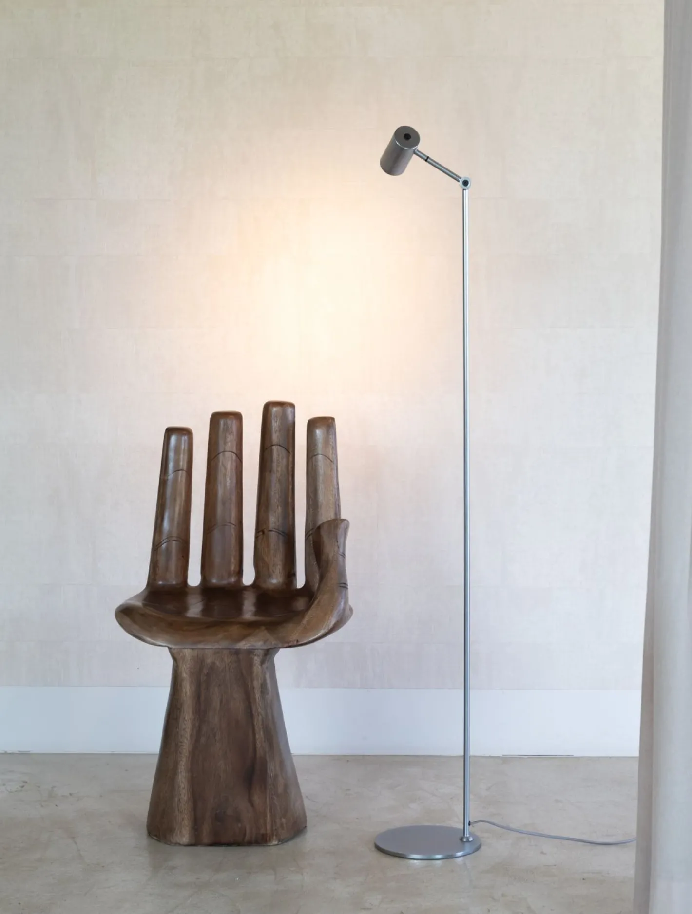 It's about RoMi Montreux Vloerlamp Nickel Finish