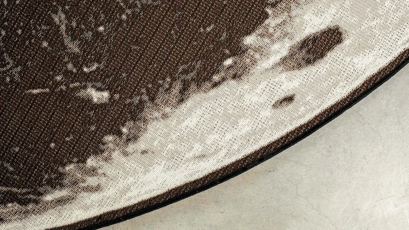 Online Zuiver Moon Vloerkleed Stone Grey