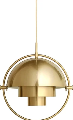 Discount GUBI Multi-Lite Hanglamp Shiny Brass