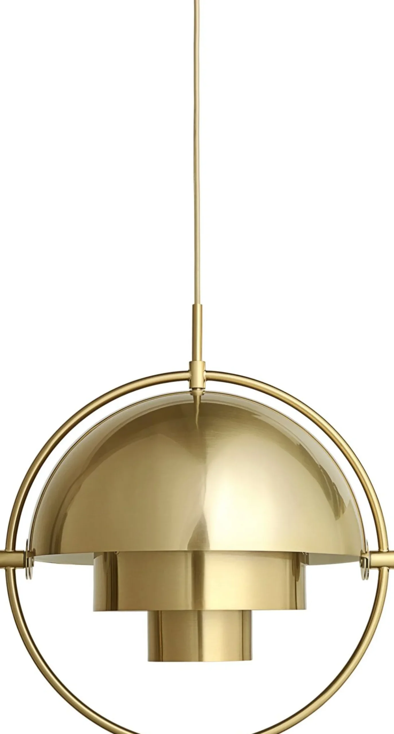 Discount GUBI Multi-Lite Hanglamp Shiny Brass