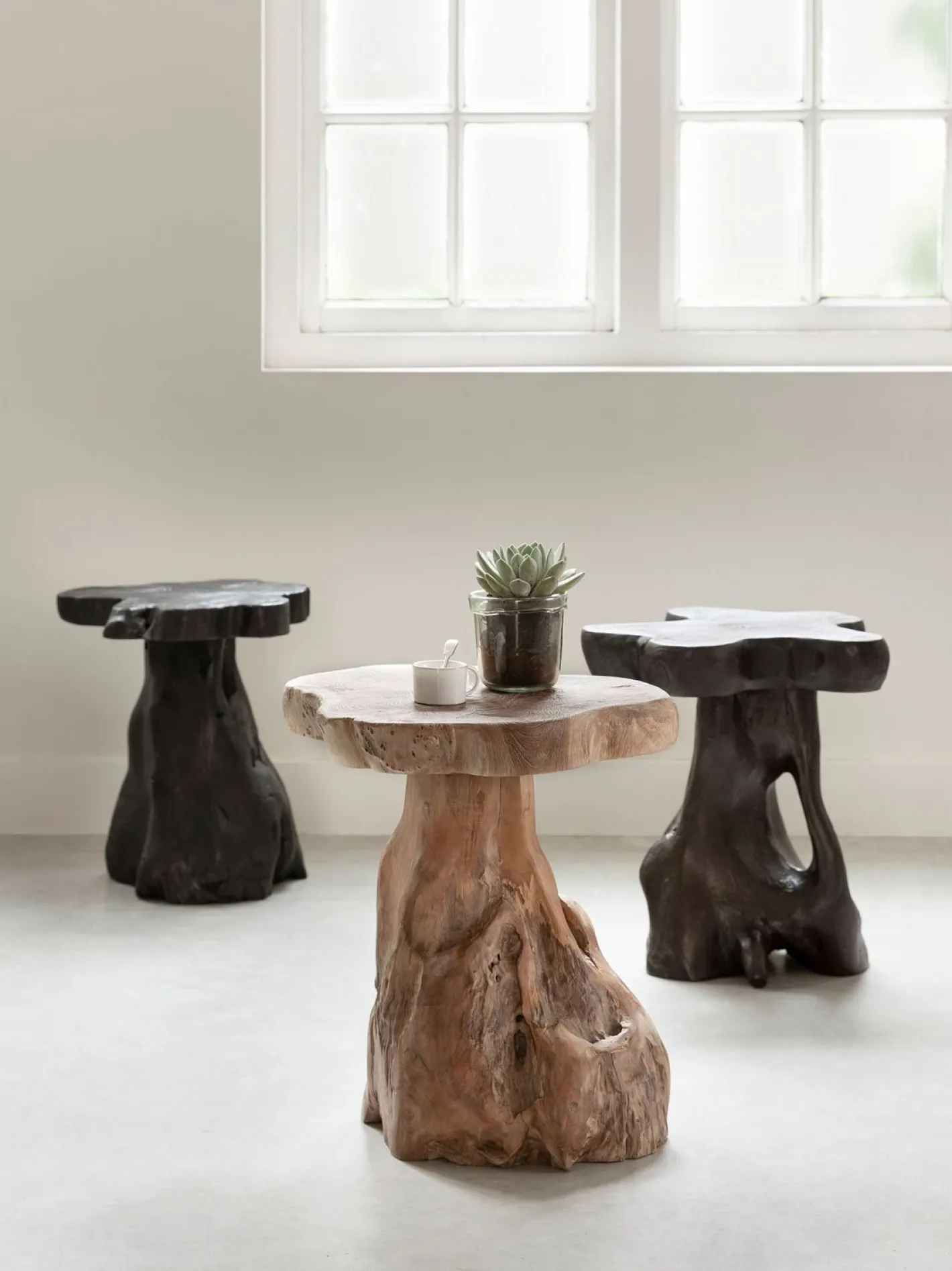 Sale MUST Living Mushroom Bijzettafel Natural
