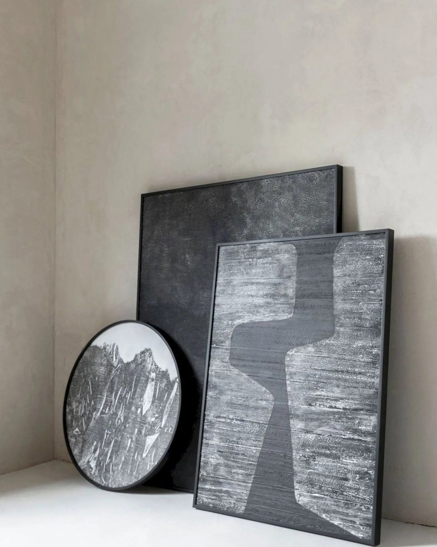 Best MUST Living Opposites Attract Wanddecoratie Zwart