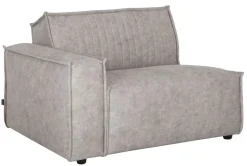 Sale MUST Living Rally 1-zits met arm links Elementenbank Light Grey