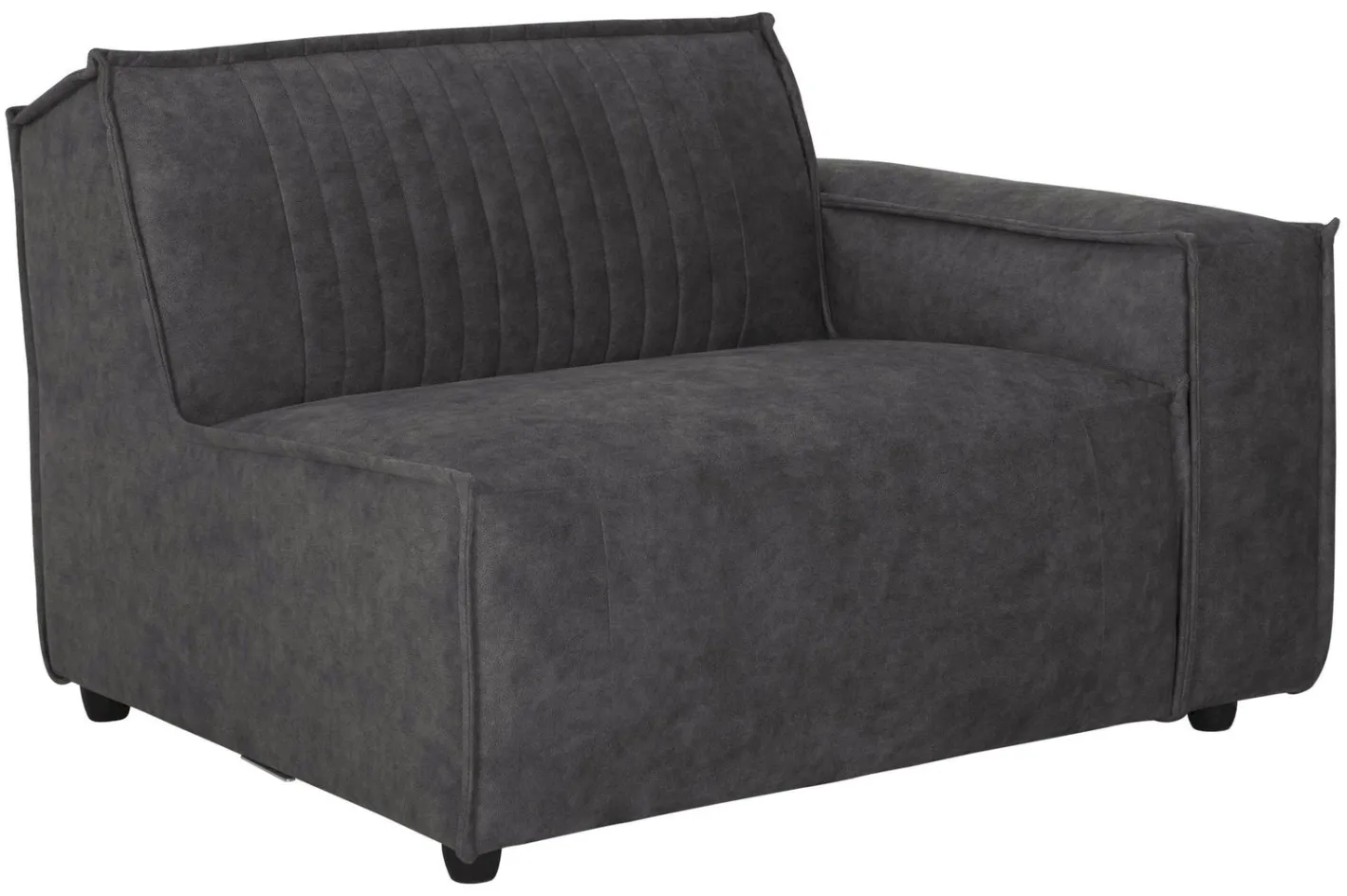 Discount MUST Living Rally 1-zits met arm rechts Elementenbank Dark Grey