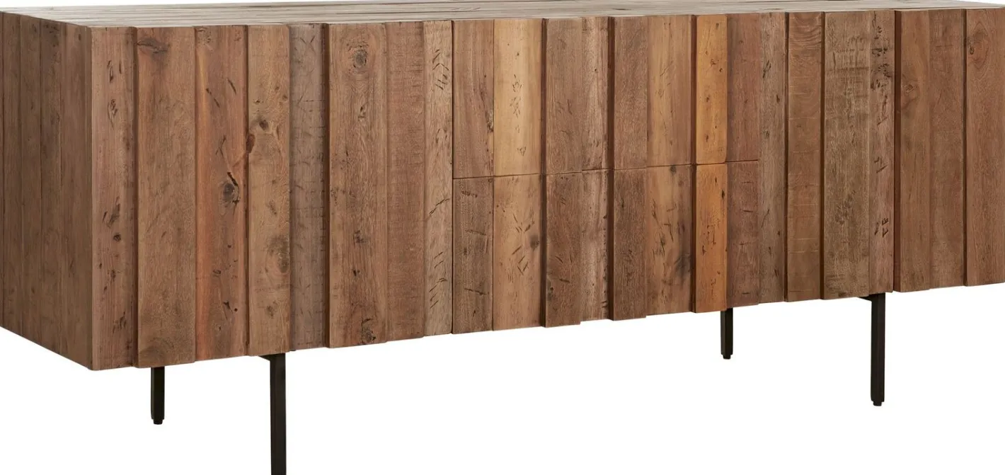 New MUST Living Stripes Dressoir Natural, Brown