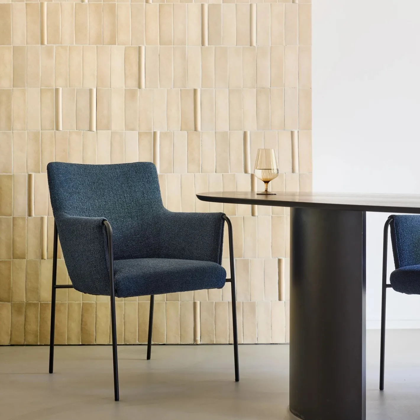 New Design on Stock Myra Eetkamerstoel Blauw