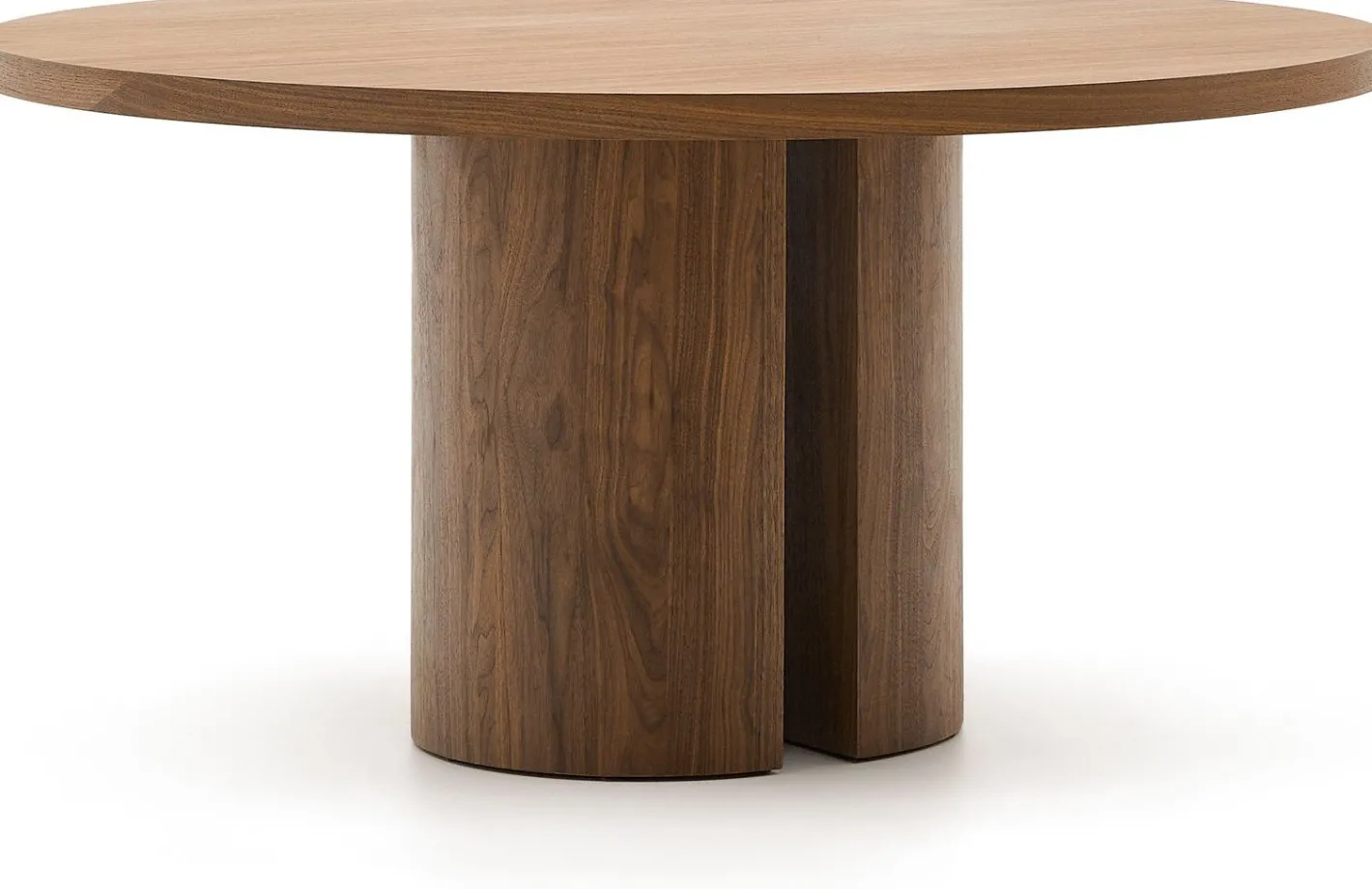 Discount Kave Home Nealy Rond Eettafel Bruin