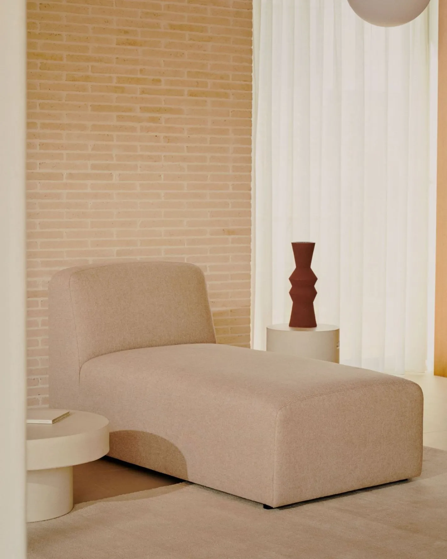 Clearance Kave Home Neom Chaise Longue Beige