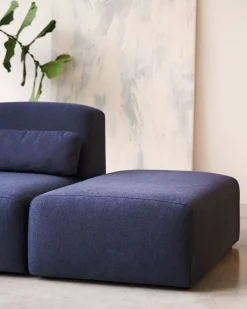 Online Kave Home Neom Groot Hocker Blauw