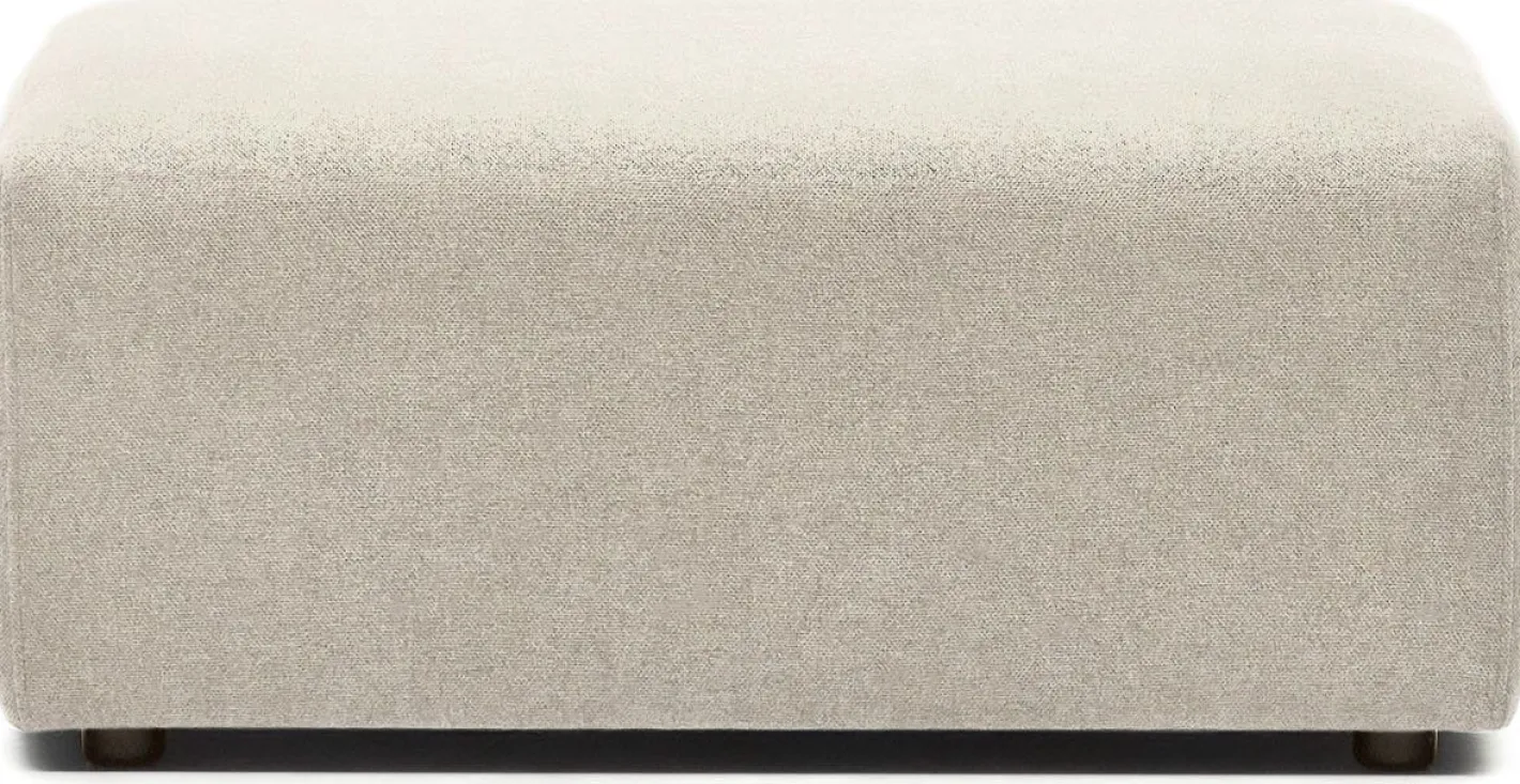 New Kave Home Neom Groot Hocker Beige