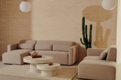 Outlet Kave Home Neom Hoekbank Beige