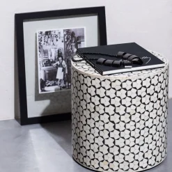 Sale WOOOD Neva Bijzettafel Black White