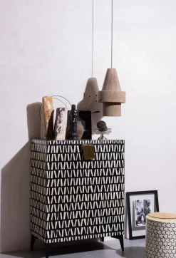 Sale WOOOD Neva Bijzettafel Black White