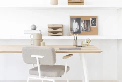 Best Studio HENK New Classic White Eettafel Naturel, wit