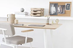 Best Studio HENK New Classic White Eettafel Naturel, wit