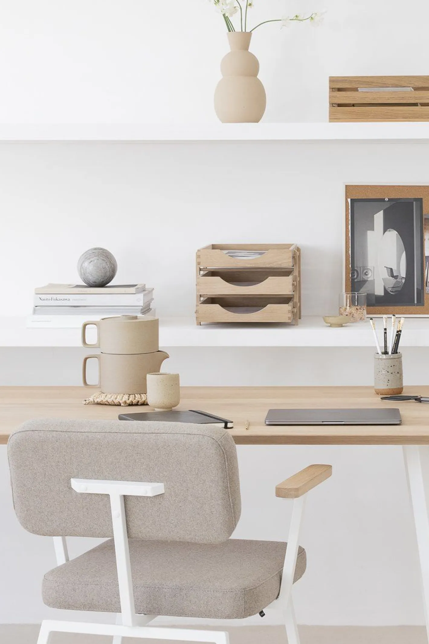 Best Studio HENK New Classic White Eettafel Naturel, wit