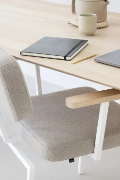 Best Studio HENK New Classic White Eettafel Naturel, wit