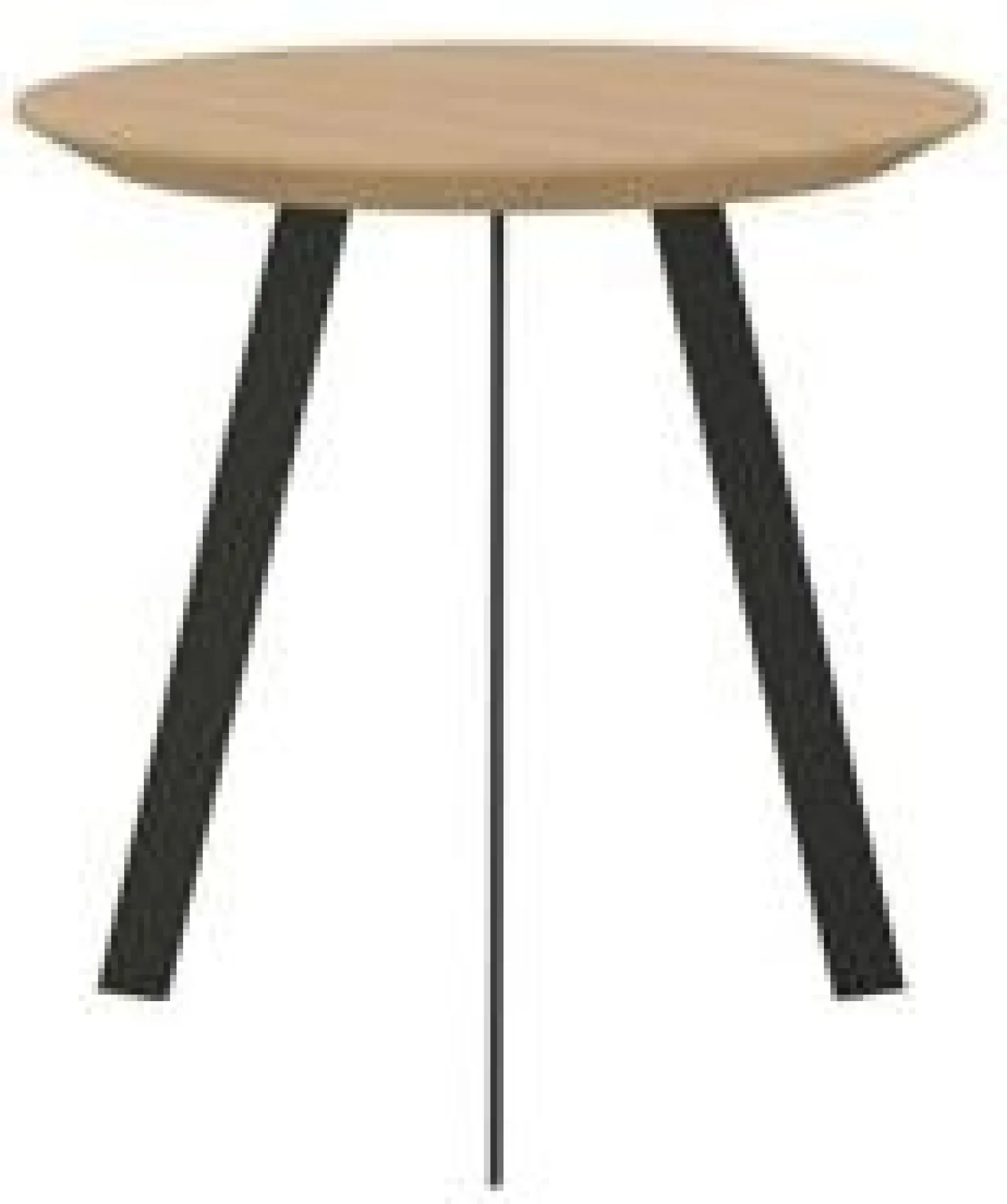 Discount Studio HENK New Co Bijzettafel Naturel, Zwart