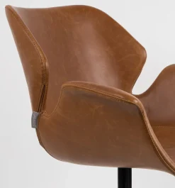 Sale Zuiver Nikki (set van 2) Eetkamerstoel Brown