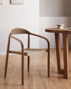 Clearance Kave Home Nina Tuinstoel Bruin, Beige