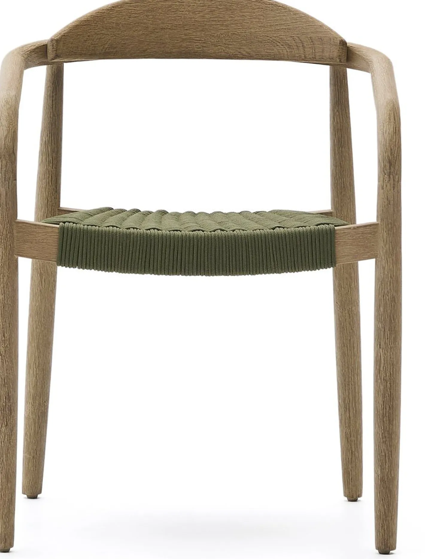 Kave Home Nina Tuinstoel Groen, Naturel