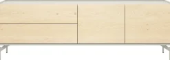 New XOOON Niora Lowboard Naturel, Silk Grey