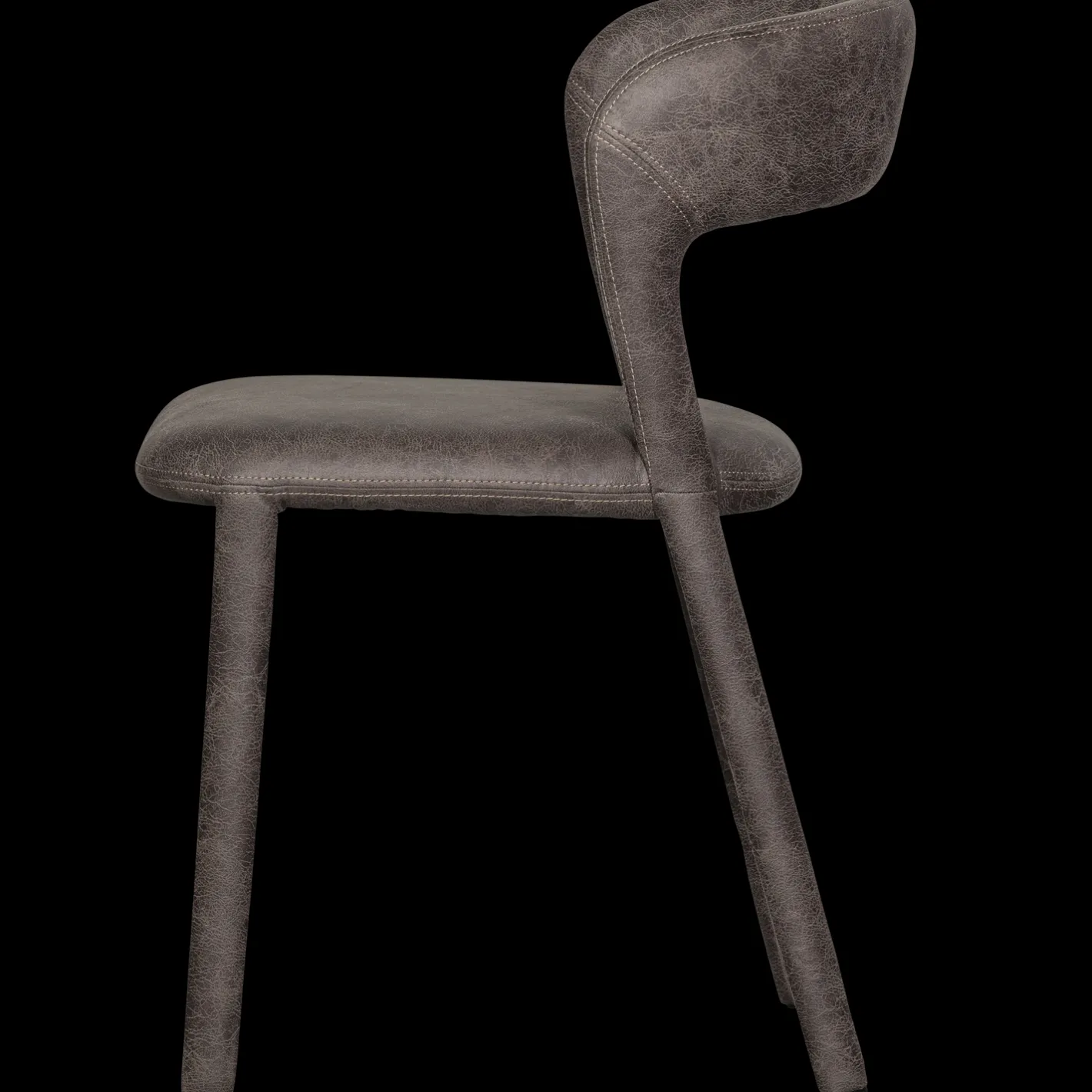 Hot WOOOD Noble Eetkamerstoel Black, Grey